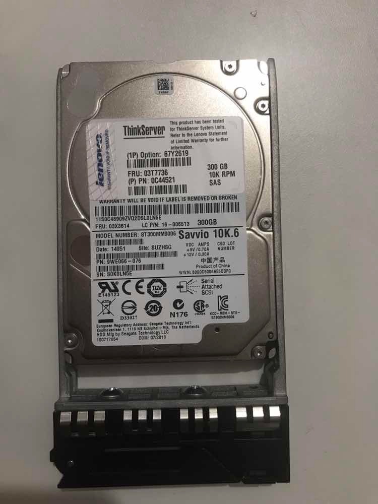 67Y2619, RD640, HD SAS Lenovo 300 GB, HD SAS 300 GB, HD SAS para Servidor Lenovo, Lenovo RD640, 03T7736, 0C44521, RD330, RD340, RD440, RD540, RD640, TD340, TS440,