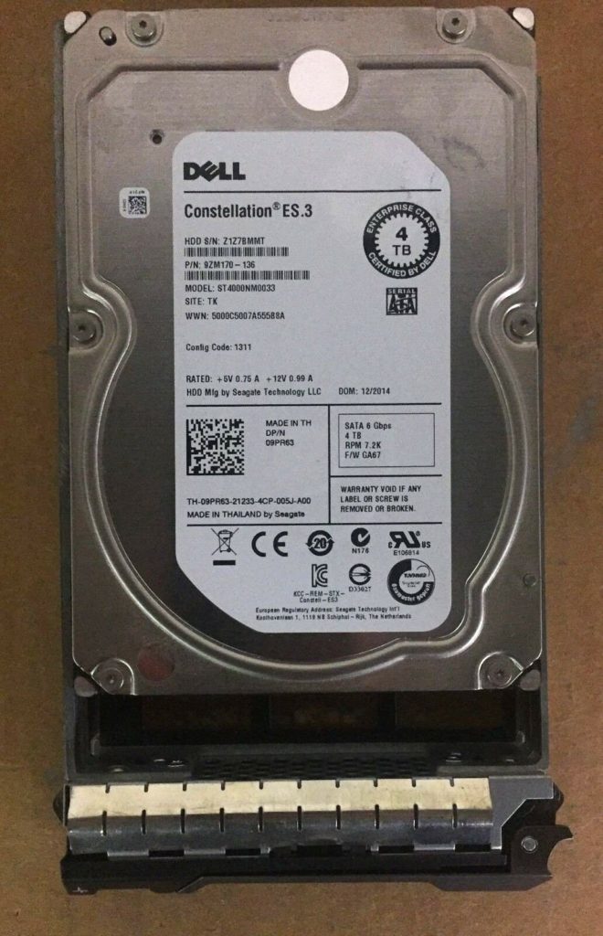 Seagate Enterprise 4Tb St4000Nm0025 35 72K Sas Drive Pn 1v4207 003