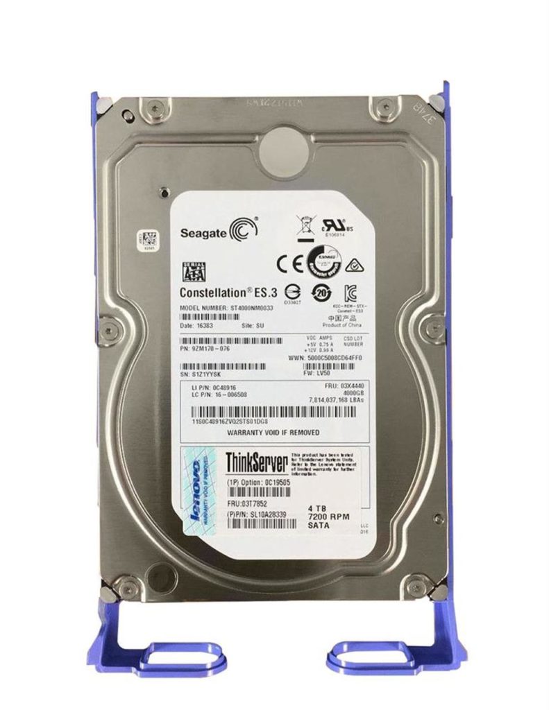 - 0C19505 LENOVO SEAGATE DISCO DURO 4TB 7.2K SATA 6GBPS ...